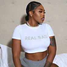 Load image into Gallery viewer, Real Bad Crop Top
