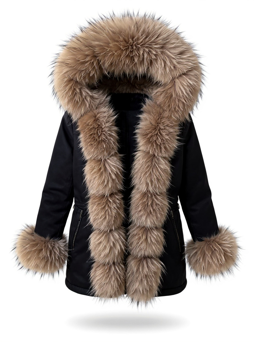 So Bossy Fox Fur Parka