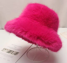 Load image into Gallery viewer, So Bossy Faux Fur Bucket Hat
