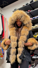 Load image into Gallery viewer, So Bossy Fox Fur Parka
