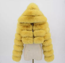 Load image into Gallery viewer, I’m Bossy Fox Fur Jacket
