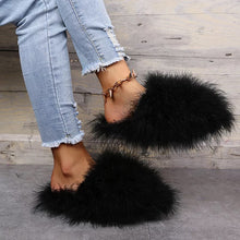 Load image into Gallery viewer, Fluffy Faux Fur Slippers
