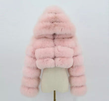 Load image into Gallery viewer, I’m Bossy Fox Fur Jacket
