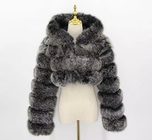 Load image into Gallery viewer, I’m Bossy Fox Fur Jacket
