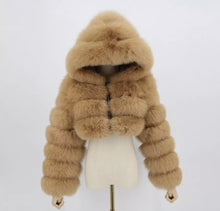 Load image into Gallery viewer, I’m Bossy Fox Fur Jacket

