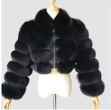 Load image into Gallery viewer, Dime Piece Fox Fur Jacket
