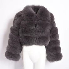 Load image into Gallery viewer, Dime Piece Fox Fur Jacket
