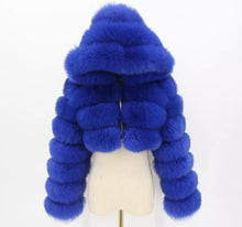Load image into Gallery viewer, I’m Bossy Fox Fur Jacket
