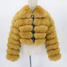 Load image into Gallery viewer, Dime Piece Fox Fur Jacket
