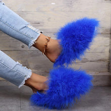 Load image into Gallery viewer, Fluffy Faux Fur Slippers
