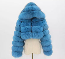 Load image into Gallery viewer, I’m Bossy Fox Fur Jacket
