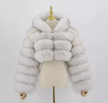 Load image into Gallery viewer, I’m Bossy Fox Fur Jacket
